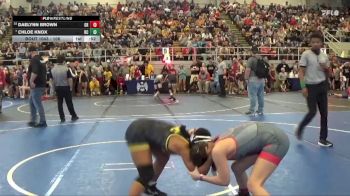 106 lbs Cons. Round 1 - Chloe Knox, Bellefontaine Chieftains vs Daelynn Brown, Miami Trace