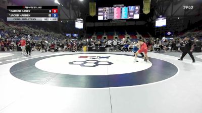 157 lbs Cons. Quarters - Parker Casey, IA vs Jacob Hadden, OK