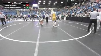 175 lbs Cons. Round 2 - Hudson Vanderweide, Basehor-Linwood HS vs Owen McAnulty, Arkansas City