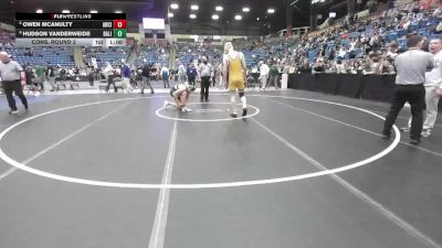 175 lbs Cons. Round 2 - Hudson Vanderweide, Basehor-Linwood HS vs Owen McAnulty, Arkansas City