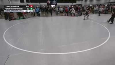 132 lbs Cons. Sub-quarters - Dawson Hawthorne, Illinois vs Landon Blanton, Alber Athletics Wrestling Club