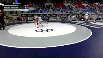 135 lbs Champ. Rd Of 32 - Lauren Zaragoza, CA vs Johanna Steinlicht, SD