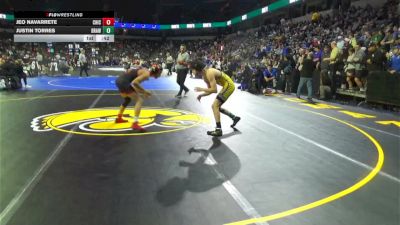 126 lbs Consi Of 16 #1 - Jeo Navarrete, Chico (NS) vs Justin Torres, Brawley (SD)