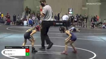 50 lbs Quarterfinal - Brylie Garner, Troup vs Maureen Baxter, Ioc