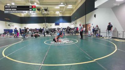 134 lbs 3rd Place Match - Carter Sosa, LAWC vs Micah Garcia, Rough House