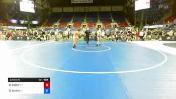 145 lbs Cons 8 #1 - Blake Cosby, Michigan vs Orrin Kuehn, Nebraska