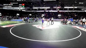 120 lbs Champ. Round 1 - Bentley Moore, Mt. Si vs Jude Haines, Edmonds-Woodway