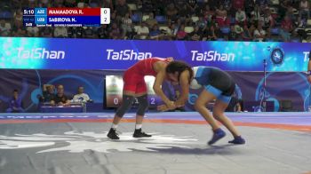 62 kg 1/4 Final - Ruzanna Mammadova, Azerbaijan vs Nigina Sabirova, Uzbekistan