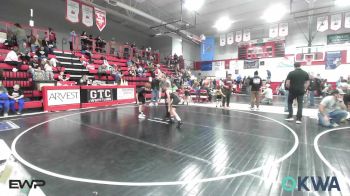 80 lbs Final - Ryker Hushbeck, Verdigris Youth Wrestling vs Alexander Bruce, Gravette Wrestling Club