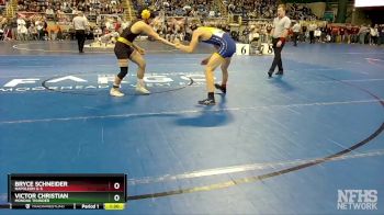 133 lbs Champ. Round 1 - Bryce Schneider, Napoleon G-S vs Victor Christian, Mondak Thunder