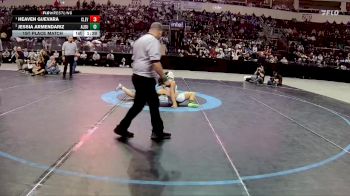 Girls 132 lbs 1st Place Match - Heaven Guevara, Cleveland vs Jessia Armendariz, Albuquerque