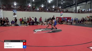 63 kg Consi Of 4 - Jorden Zigo, Cincinnati RTC vs Art Martinez, Level Up Wrestling Center