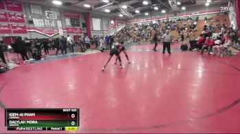 105 lbs 5th Place Match - Kiem-Ai Pham, Corona vs Dalylah Mora, Arroyo