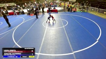 63 lbs Quarterfinal - Aiden Orbeta, Socal Grappling Wrestling Club vs Ezequiel Gutierrez, Red Wave Wrestling