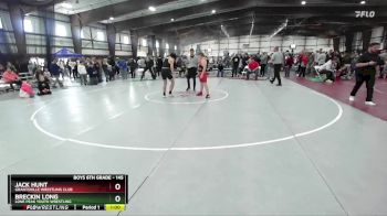 145 lbs Cons. Semi - Jack Hunt, Grantsville Wrestling Club vs Breckin Long, Lone Peak Youth Wrestling