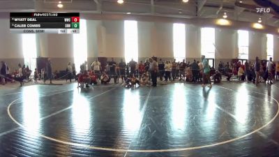 53 lbs Cons. Semi - Caleb Combs, Noke Wrestling RTC vs Wyatt Deal, Williamsburg Wrestling Club