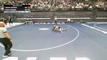 4A 120 lbs Champ. Round 1 - Nixon Canfield, Bear River vs Riley Stevens, Desert Hills