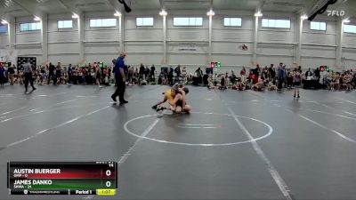 88 lbs Round 7 (10 Team) - Austin Buerger, OMP vs James Danko, SHWA