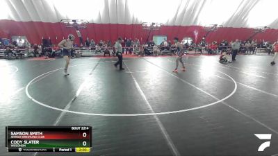 182 lbs Semifinal - Samson Smith, Antigo Wrestling Club vs Cody Slater, Wisconsin