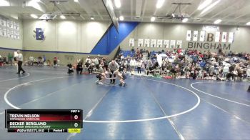 70 lbs Cons. Round 3 - Decker Berglund, Sanderson Wrestling Academy vs Trevin Nelson, Timpanogos Wrestling