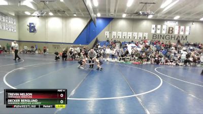 70 lbs Cons. Round 3 - Decker Berglund, Sanderson Wrestling Academy vs Trevin Nelson, Timpanogos Wrestling