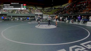 132 lbs Round Of 16 - Evan Ruiz, Central East vs Nick Agerton, Frontier