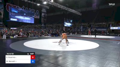 122 lbs Rnd Of 32 - Gracie Guarino, Illinois vs Milana Borrelli, Florida