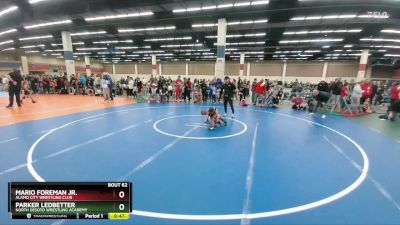 60-60 lbs Round 2 - Mario Foreman Jr., Alamo City Wrestling Club vs Parker Ledbetter, North DeSoto Wrestling Academy