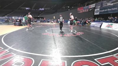 4A Boys 285 lbs Cons. Round 3 - Lynkin Royer, Sweet Home Boys vs Willie Munds, Estacada Boys