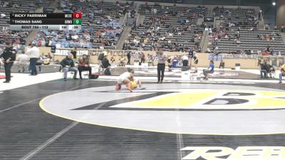 113 lbs Cons. Round 5 - Ricky Parriman, Mccreary Central vs Thomas Sang, Greenwood