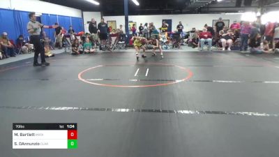 70 lbs Rr Rnd 1 - Michael Bartlett, Mat Assassins vs Samuel DAnnunzio, Clarksburg