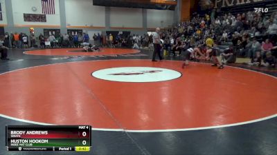 93 lbs Champ. Round 1 - Huston Hookom, Indee Mat Club vs Brody Andrews, Wrath