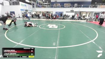 193 lbs Round 1 - Logan Brown, Caliber Wrestling Academy vs Jayden Redd, Heavy Hitting Hammers