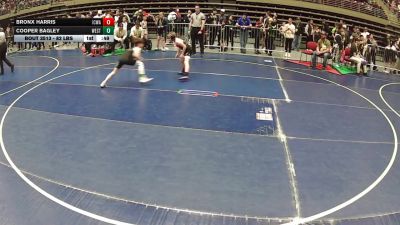 82 lbs 5th Place Match - Bronx Harris, Iron County Wrestling Academy vs Cooper Bagley, Westlake