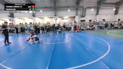 70 lbs 3rd Place Match - Eugene Jimenez Jr., Dead Shot Wrestling Club vs Mason Lee, ReZults Wrestling