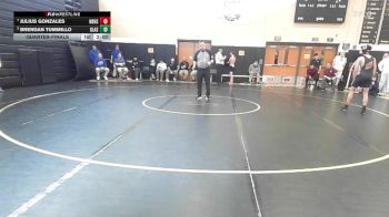 126 lbs Quarterfinal - Julius Gonzales, New Britain vs Brendan Tummillo, Glastonbury