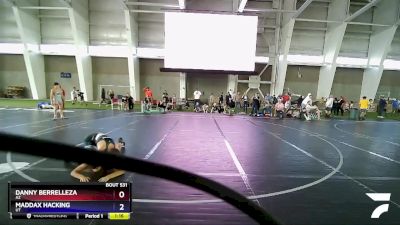 114 lbs Quarterfinal - Danny Berrelleza, AZ vs Maddax Hacking, UT