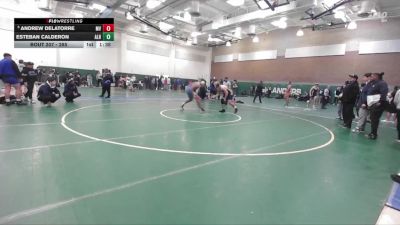 285 lbs Champ. Round 2 - Andrew DeLaTorre, Moreno Valley vs Esteban Calderon, Alhambra
