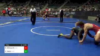 175 lbs Consolation - Ryland Whitworth, Genesis Wrestling vs De'alcapon Veazy, Warrior Elite WC