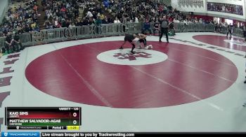 126 lbs Semifinal - Matthew Salvador-Agabin, Cheyenne vs Kaio Sims, Liberty