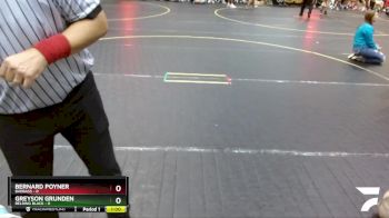 38 lbs Round 2 (6 Team) - Greyson Grunden, Belding Black vs Bernard Poyner, BadBass