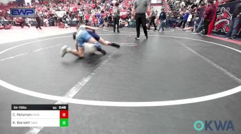 64-70 lbs 3rd Place - Carson Reisman, Husky WC vs Kyson Barnett, Twin Hills