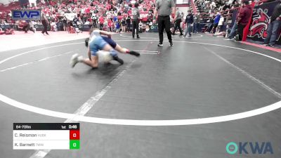 64-70 lbs 3rd Place - Carson Reisman, Husky WC vs Kyson Barnett, Twin Hills