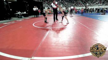64 lbs Quarterfinal - Easton Wigington, Blaine County Grapplers vs Rivers Tahdooahnippah, Elgin Wrestling