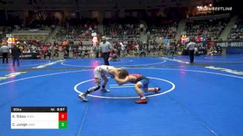 85 lbs Consolation - Kingston Sikes, Moore vs Cooper Junge, Nebraska Boyz