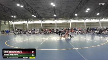 136 lbs Quarterfinals (8 Team) - Tristan Laudenklos, Sublime Wrestling Academy vs Syrus Bartrop, Middleton Wrestling Club