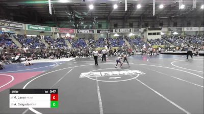 66 lbs Consi Of 8 #1 - Marrius Laner, Montezuma-Cortez vs Adrian Delgado, Bear Creek Jr. Wrestling