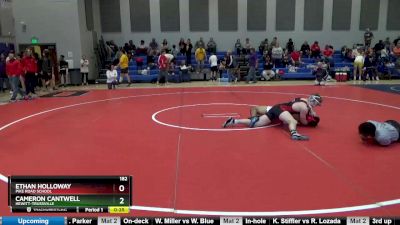 182 lbs Cons. Round 4 - Ethan Holloway, Pike Road School vs Cameron Cantwell, Hewitt-Trussville