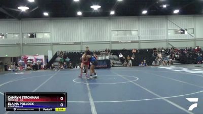 164 lbs Round 1 (6 Team) - Camryn Strohman, Texas Red vs Elaina Pollock, N Carolina