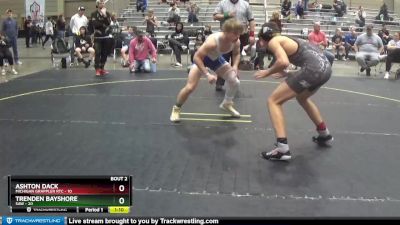 140 lbs Semis (4 Team) - Trenden Bayshore, SAW vs Ashton Dack, Michigan Grappler RTC